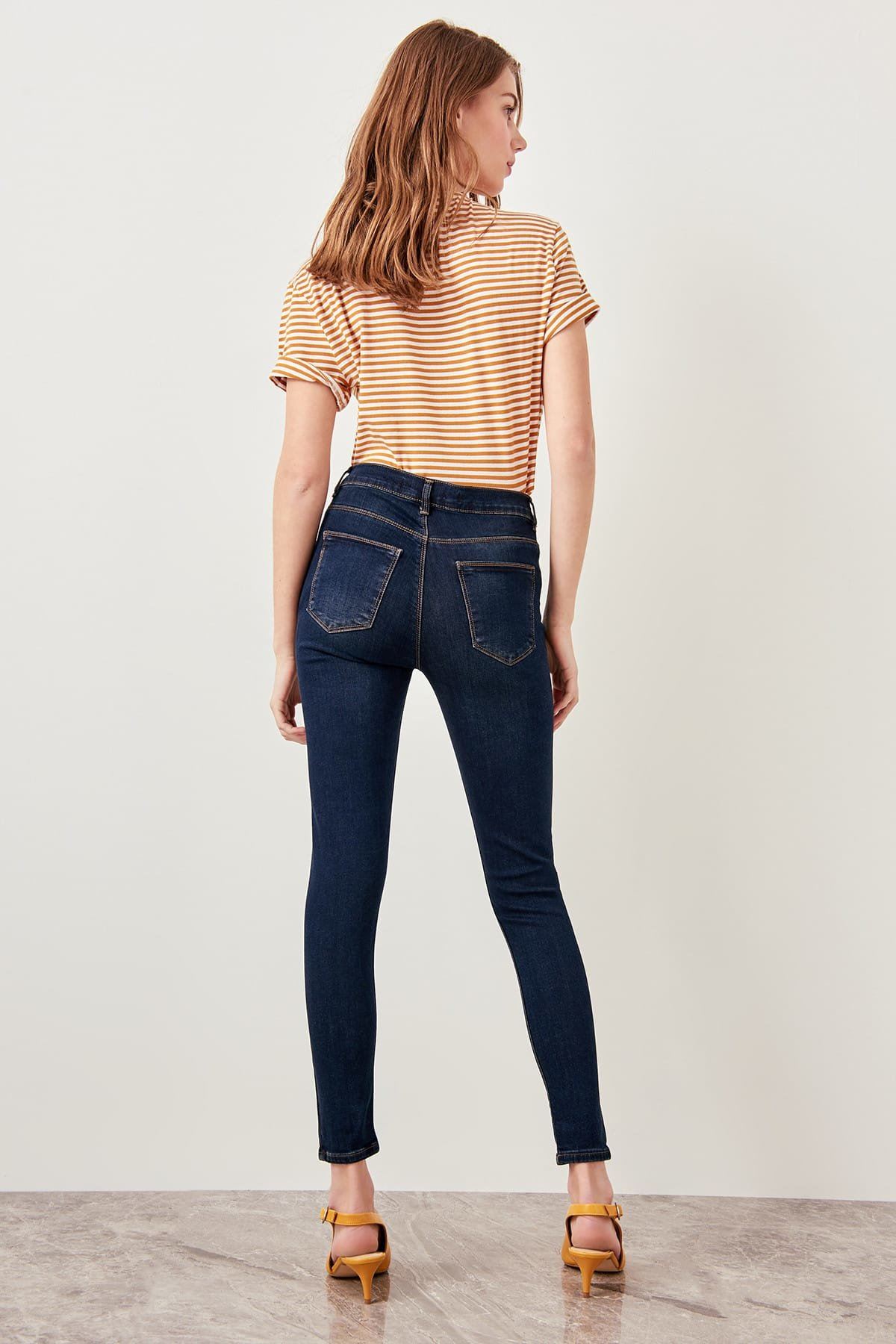 Yüksek Bel Skinny Jeans