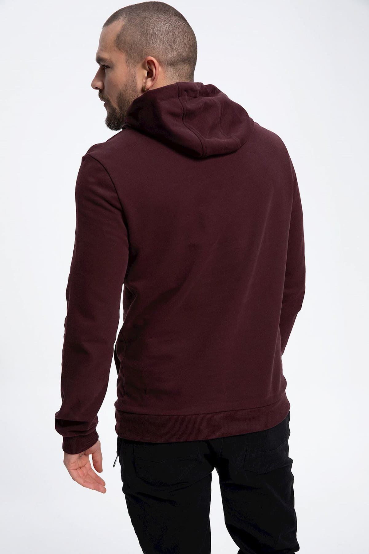 Kapüşonlu Basic Sweatshirt