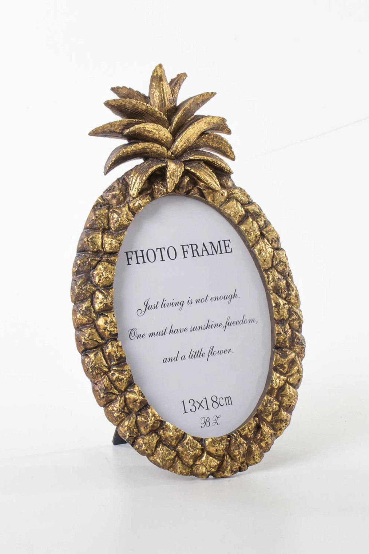 Dekoratif Fotoğraf Çerçevesi Ananas 16X28 Cm